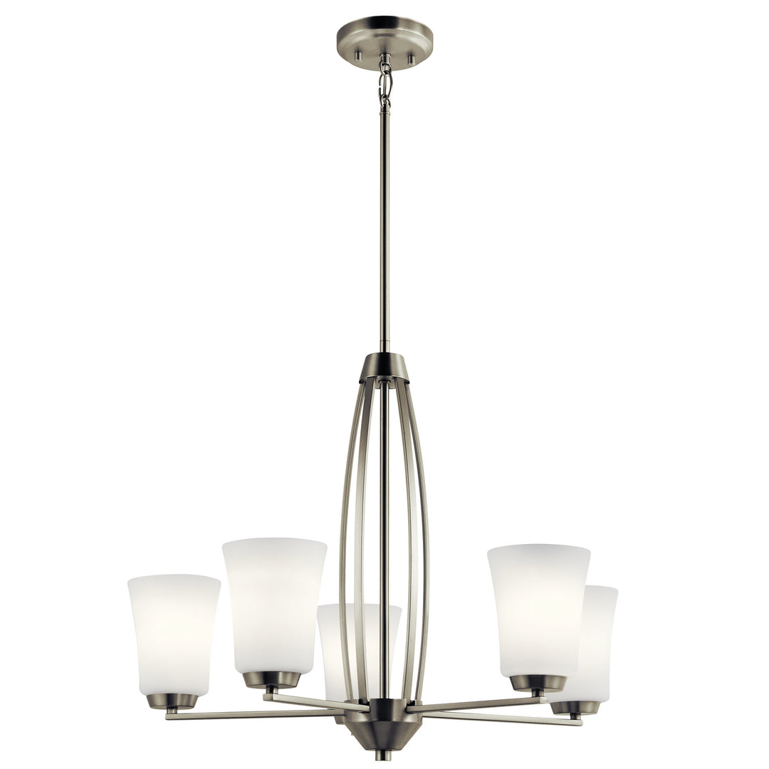 Kichler Canada - 44051NI - Five Light Chandelier - Tao - Brushed Nickel