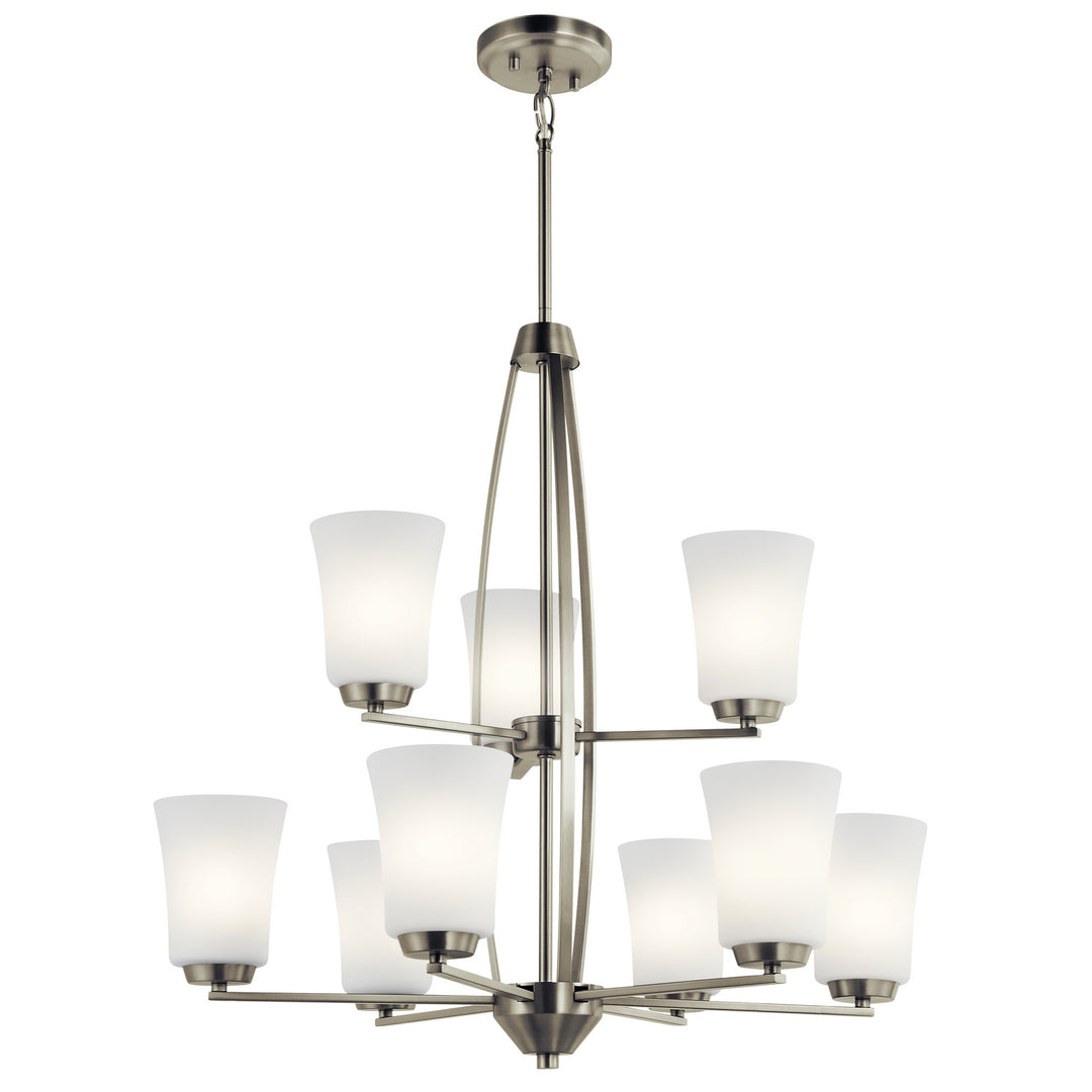 Kichler Canada - 44052NI - Nine Light Chandelier - Tao - Brushed Nickel