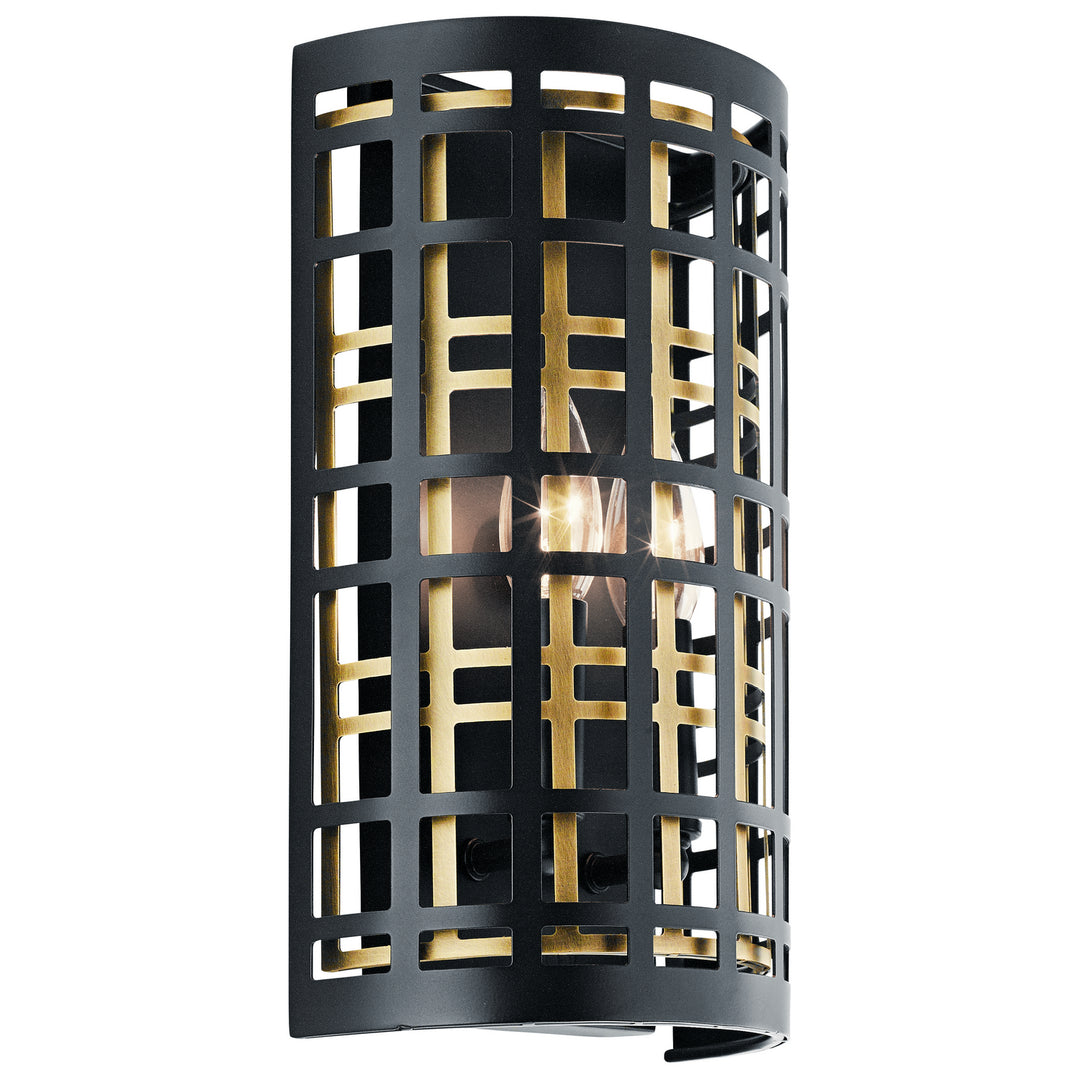 Kichler Canada - 44079BK - Two Light Wall Sconce - Aldergate - Black