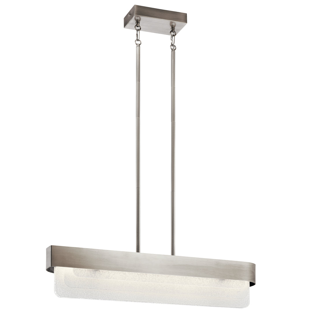 Serene LED Linear Chandelier in Classic Pewter - available from The Lighting Shoppe, trusted by Canadian homeowners