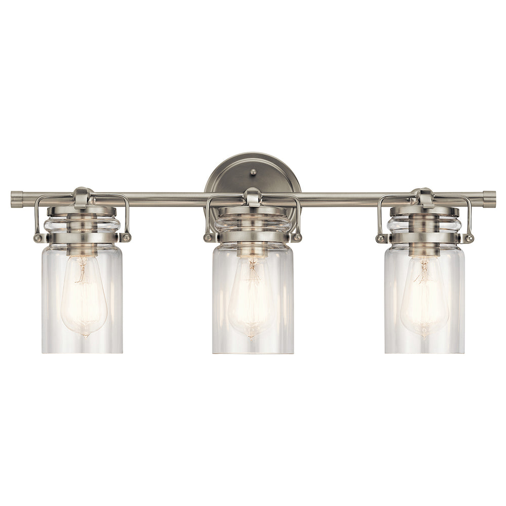 Kichler Canada - 45689NI - Three Light Bath - Brinley - Brushed Nickel