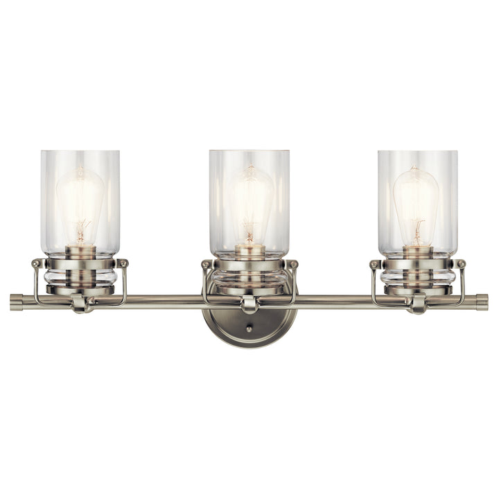 Kichler Canada - 45689NI - Three Light Bath - Brinley - Brushed Nickel