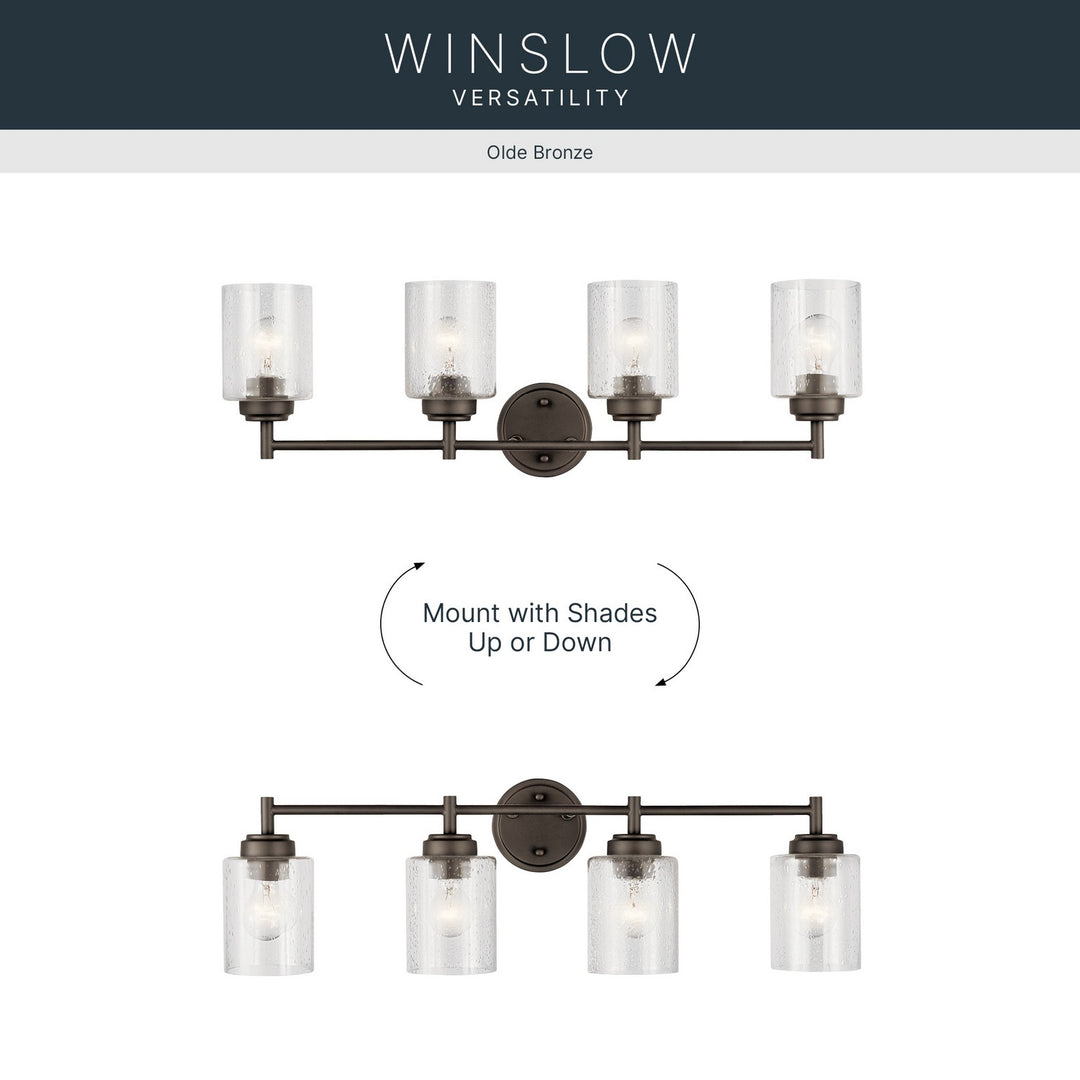 Kichler Canada - 45887OZ - Four Light Bath - Winslow - Olde Bronze