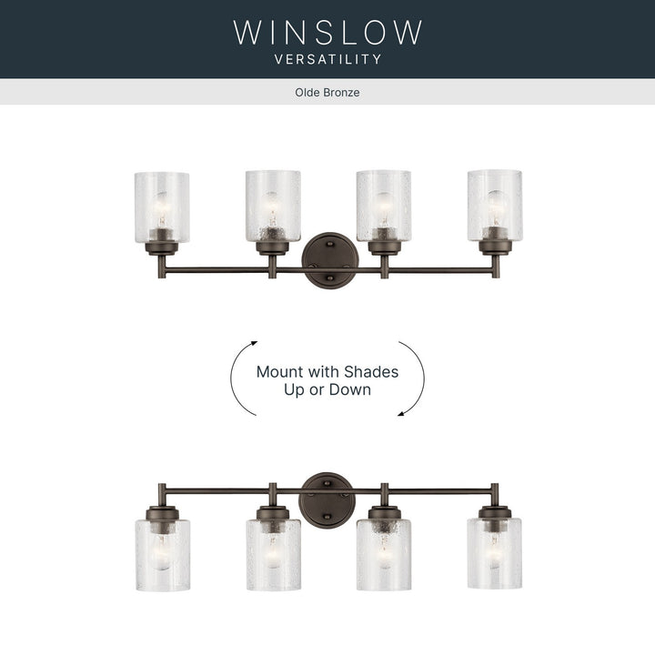 Kichler Canada - 45887OZ - Four Light Bath - Winslow - Olde Bronze