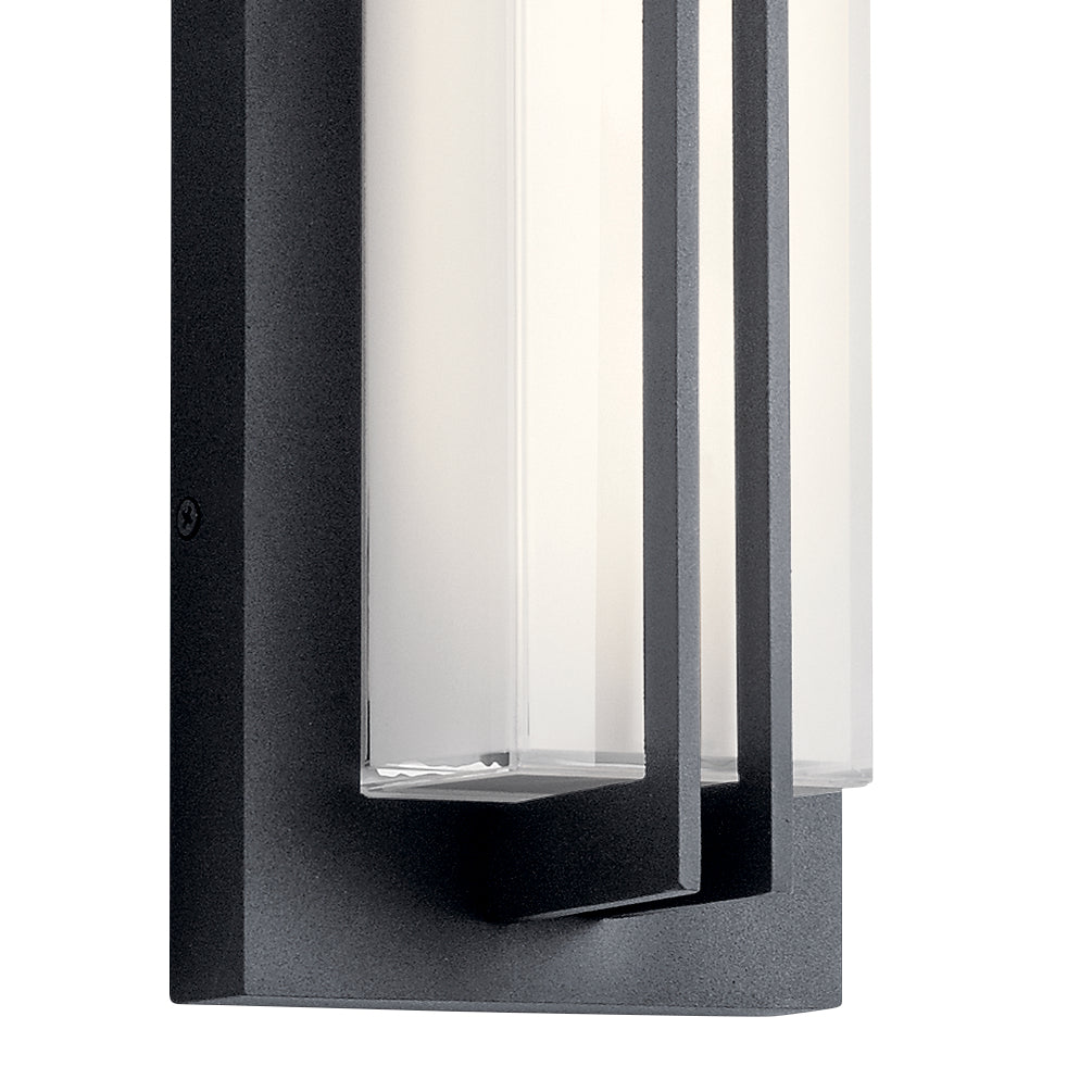 Kichler Canada - 49297BKTLED - LED Outdoor Wall Mount - Manhattan - Textured Black