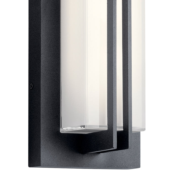 Kichler Canada - 49297BKTLED - LED Outdoor Wall Mount - Manhattan - Textured Black