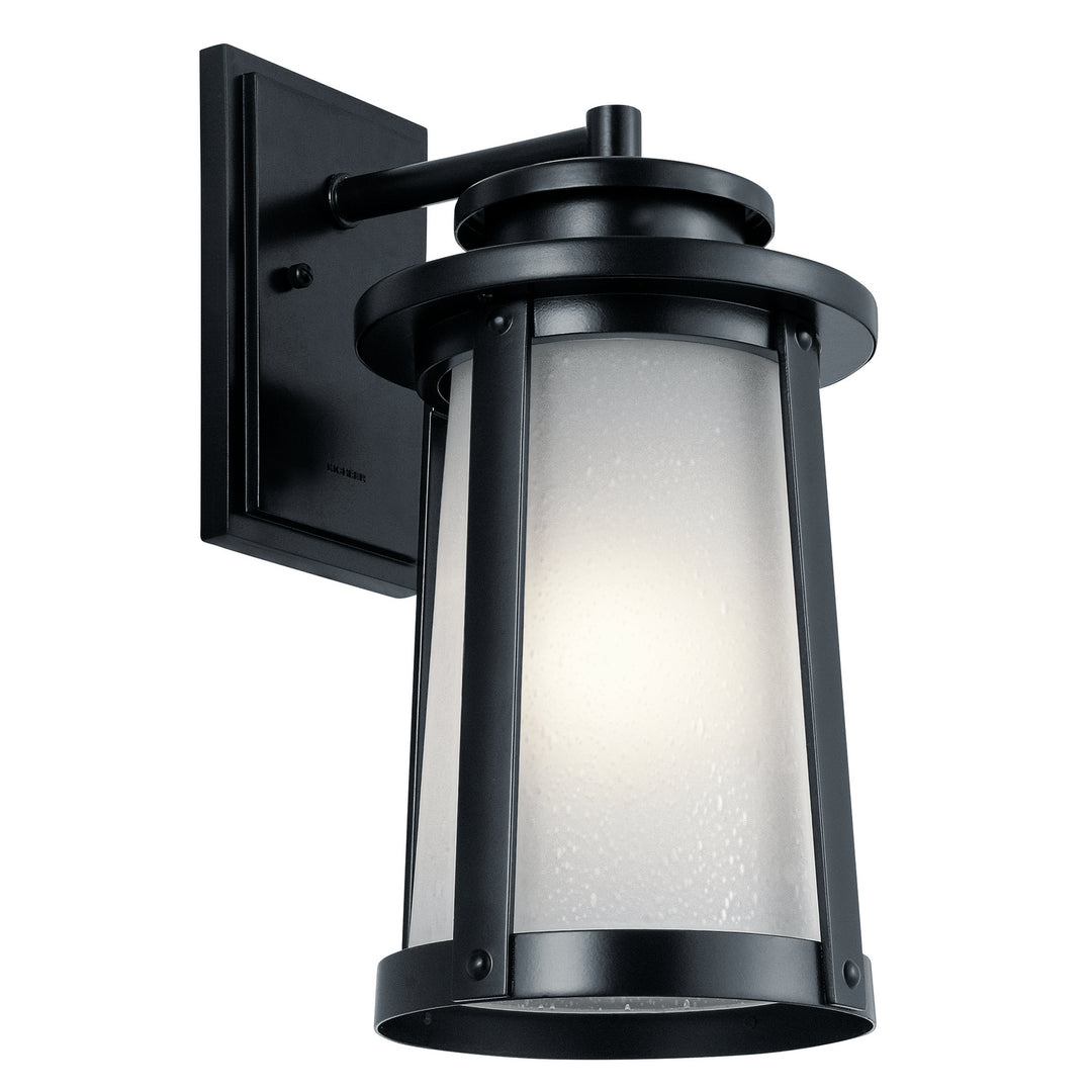 Kichler Canada - 49918BK - One Light Outdoor Wall Mount - Harbor Bay - Black
