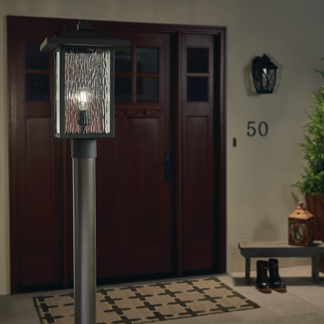 Kichler Canada - 49927BKT - One Light Outdoor Post Mount - Capanna - Textured Black