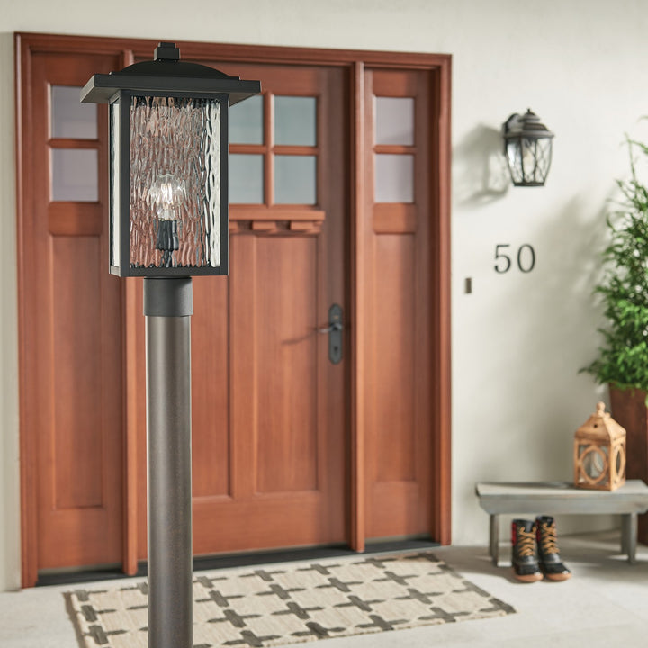 Kichler Canada - 49927BKT - One Light Outdoor Post Mount - Capanna - Textured Black