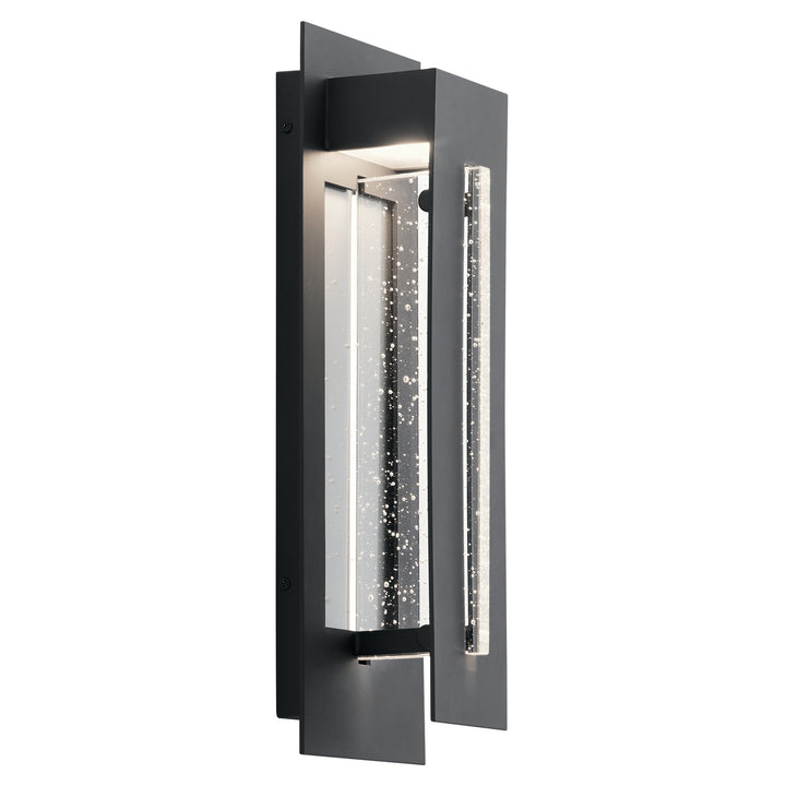 Kichler Canada - 49945BKTLED - LED Outdoor Wall Mount - River Path - Textured Black