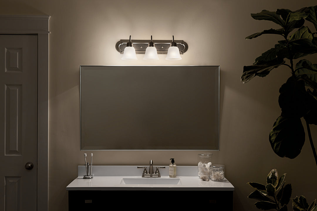 Kichler Canada - 5337NIS - Three Light Bath - Brushed Nickel