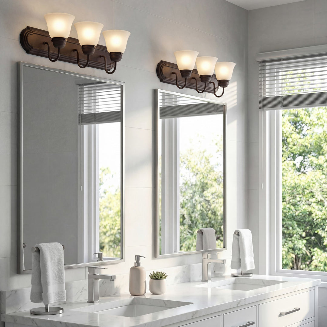 Kichler Canada - 5337TZS - Three Light Bath - Tannery Bronze