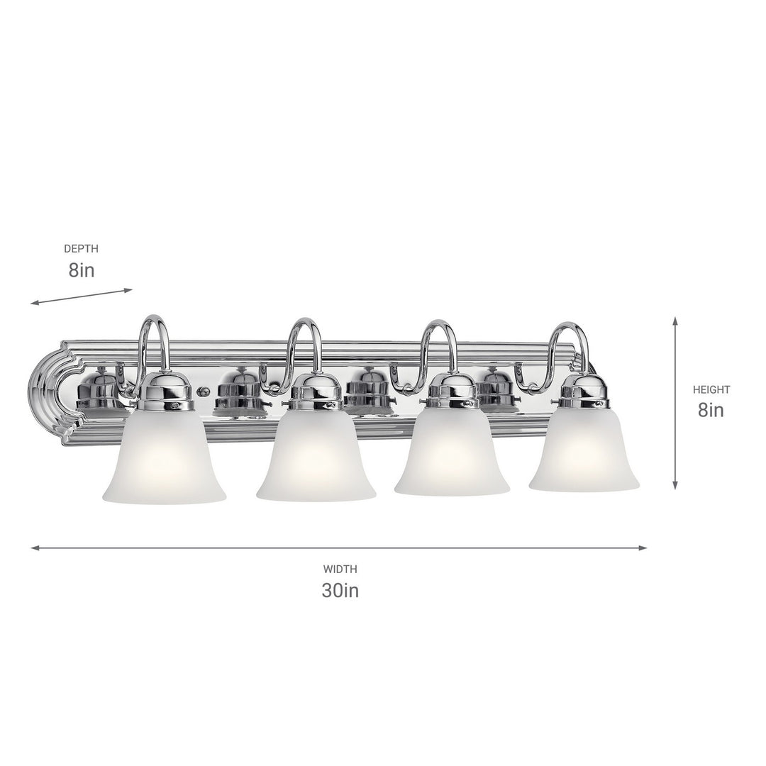 Kichler Canada - 5338CHS - Four Light Bath - Chrome