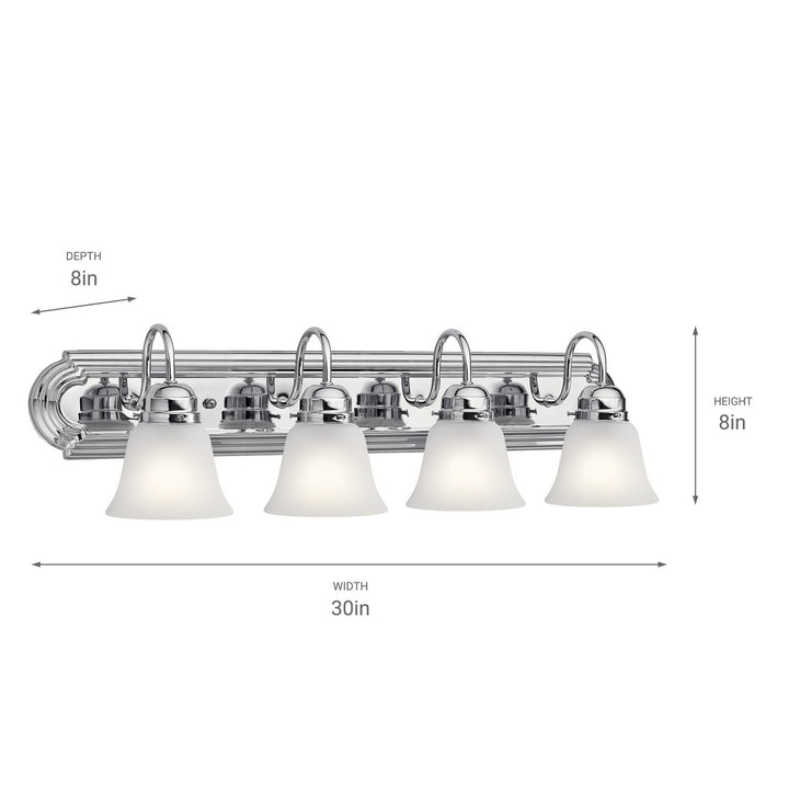 Kichler Canada - 5338CHS - Four Light Bath - Chrome