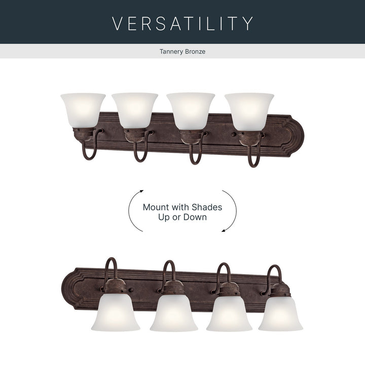 Kichler Canada - 5338TZS - Four Light Bath - Tannery Bronze
