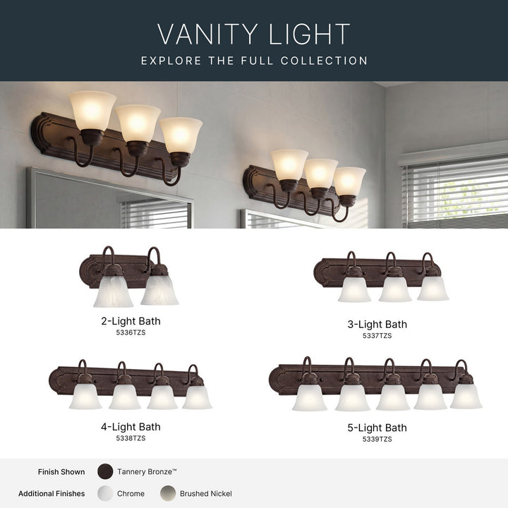 Kichler Canada - 5338TZS - Four Light Bath - Tannery Bronze