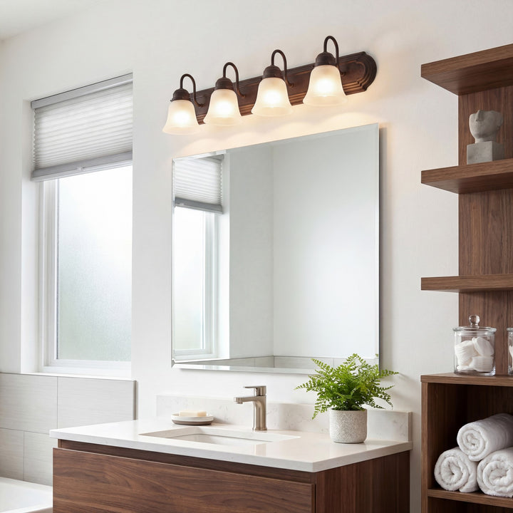 Kichler Canada - 5338TZS - Four Light Bath - Tannery Bronze