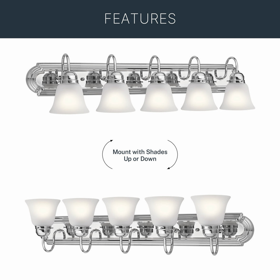 Kichler Canada - 5339CHS - Five Light Bath - Chrome