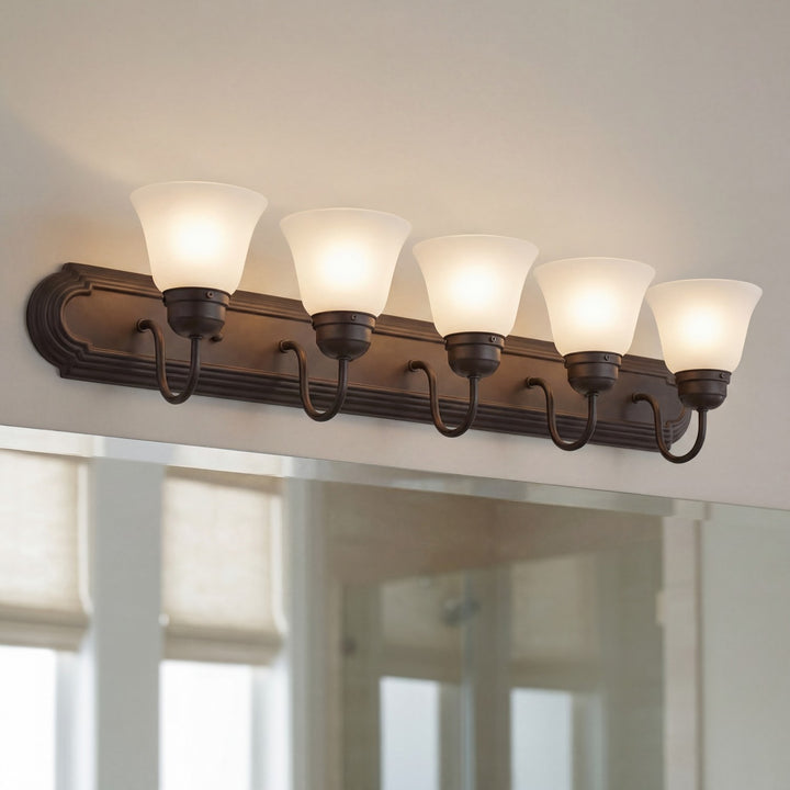 Kichler Canada - 5339TZS - Five Light Bath - Tannery Bronze