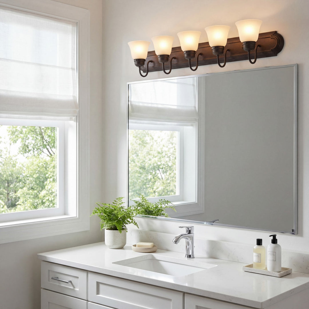 Kichler Canada - 5339TZS - Five Light Bath - Tannery Bronze