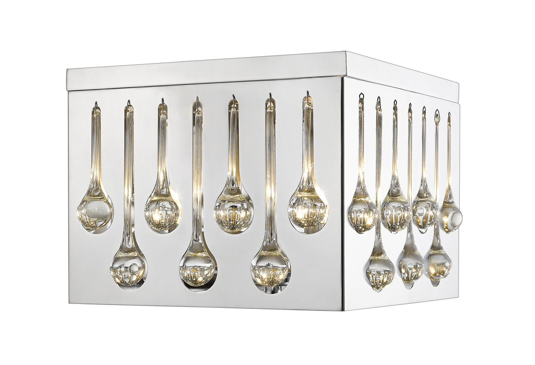 Oberon Four Light Flush Mount in Chrome - available from The Lighting Shoppe, trusted by Canadian homeowners