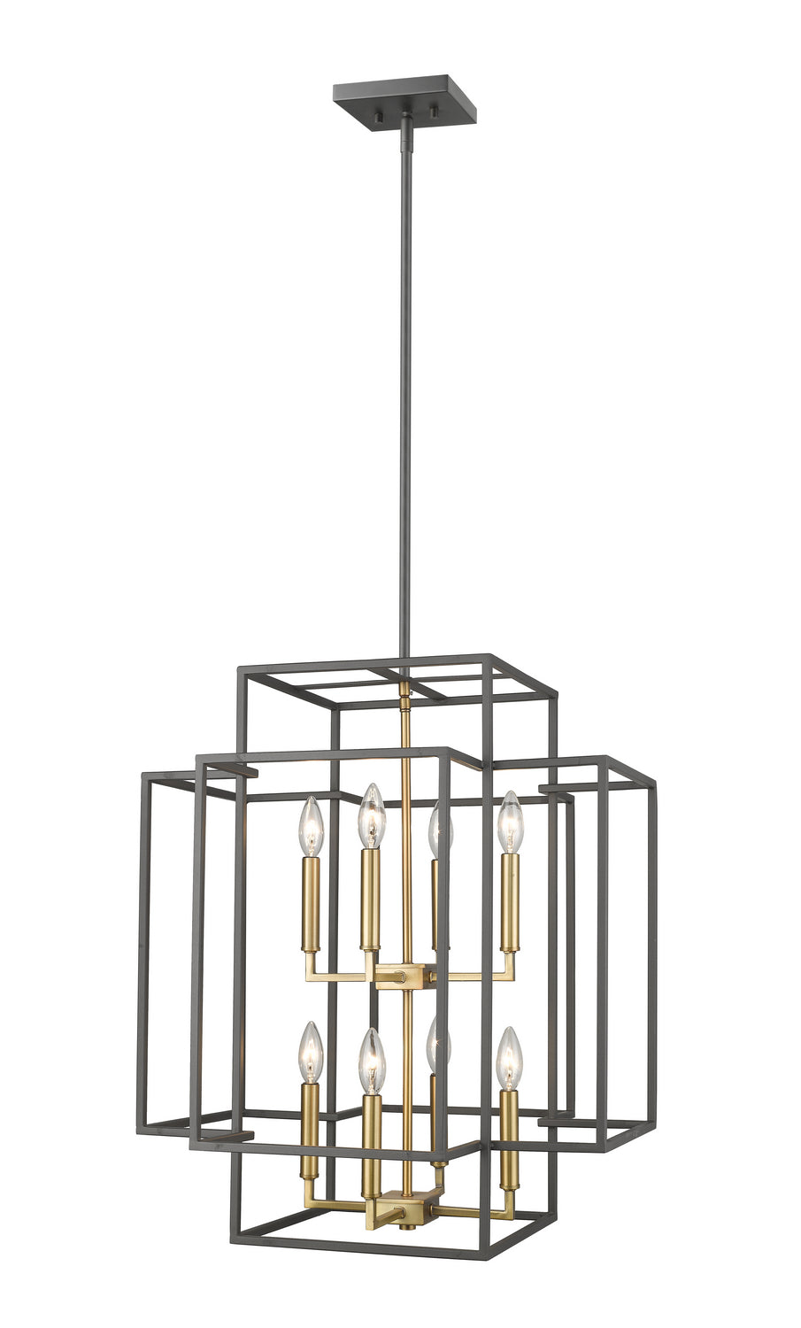 Z-Lite Canada - 454-28BRZ-OBR - Eight Light Chandelier - Titania - Bronze + Olde Brass