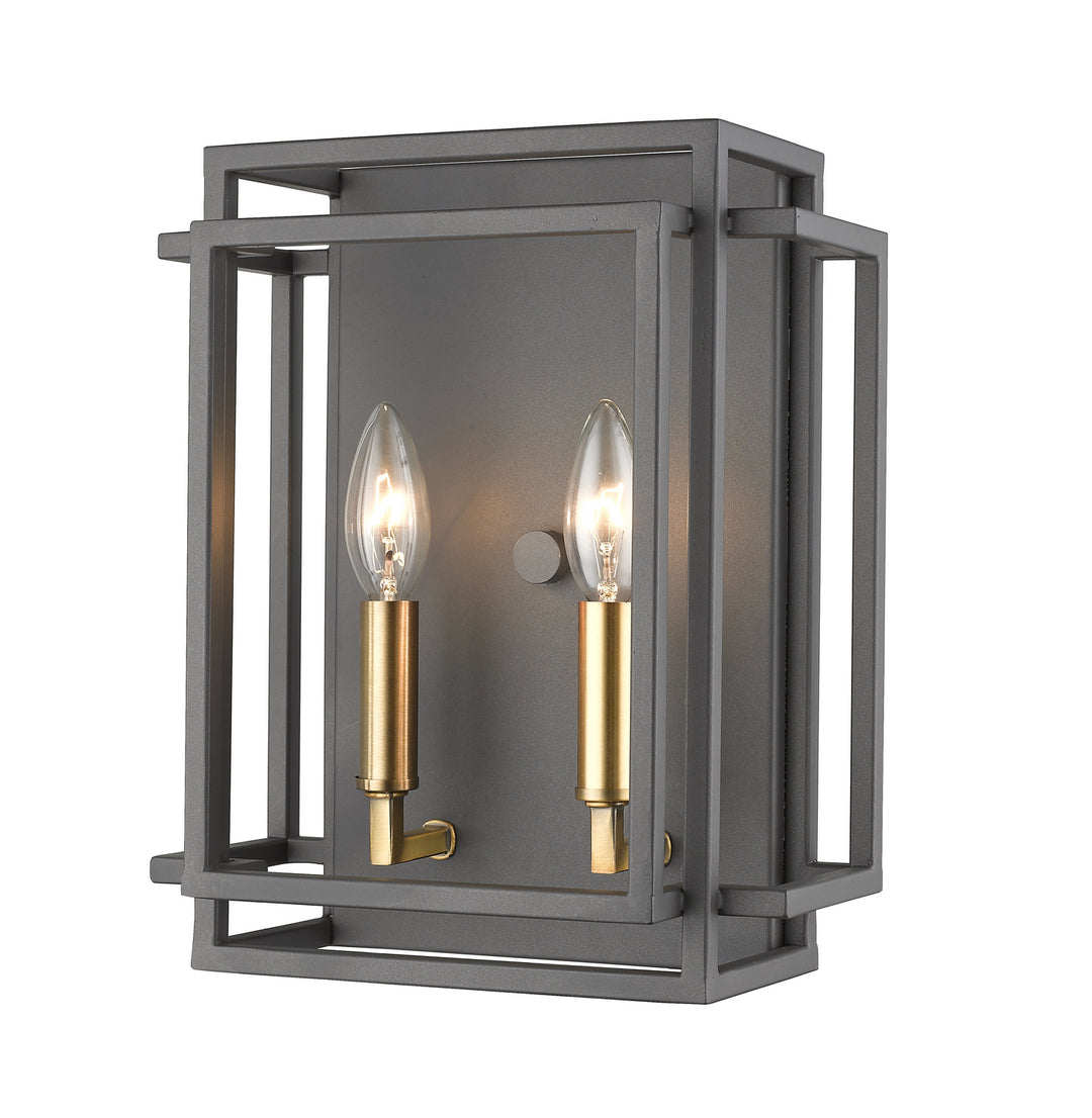 Titania Two Light Wall Sconce in Bronze + Olde Brass - available from The Lighting Shoppe, trusted by Canadian homeowners
