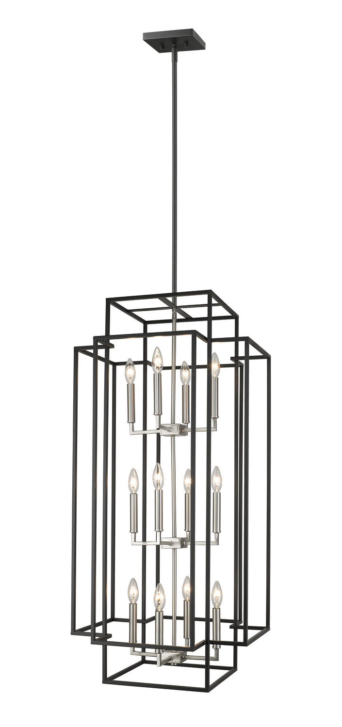 Z-Lite Canada - 454-42BK-BN - 12 Light Chandelier - Titania - Black + Brushed Nickel