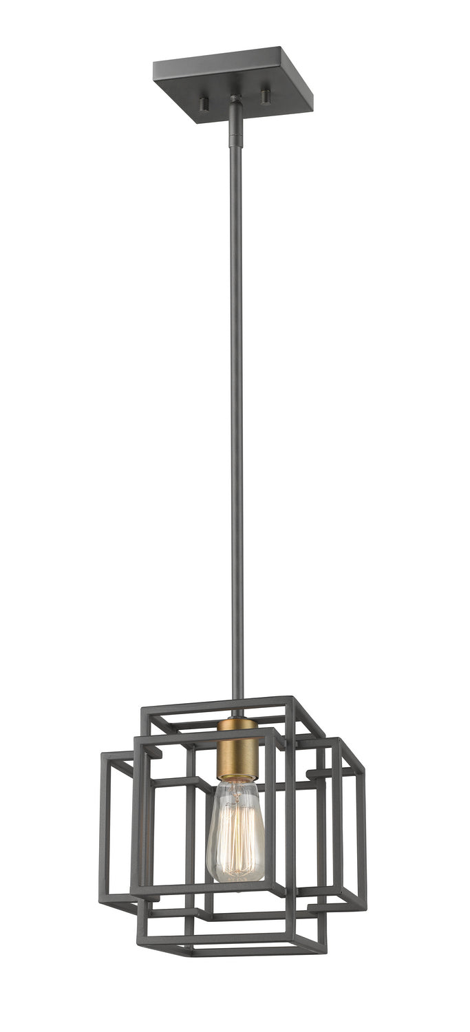 Titania One Light Pendant in Bronze + Olde Brass - available from The Lighting Shoppe, trusted by Canadian homeowners
