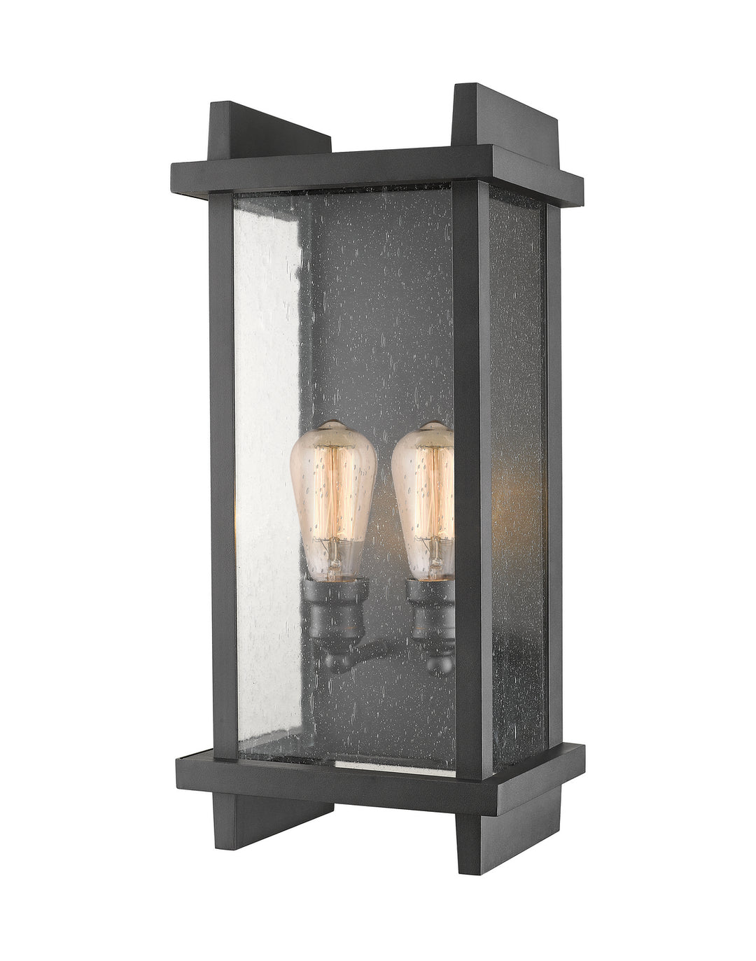 Fallow Two Light Outdoor Wall Sconce in Black - available from The Lighting Shoppe, trusted by Canadian homeowners