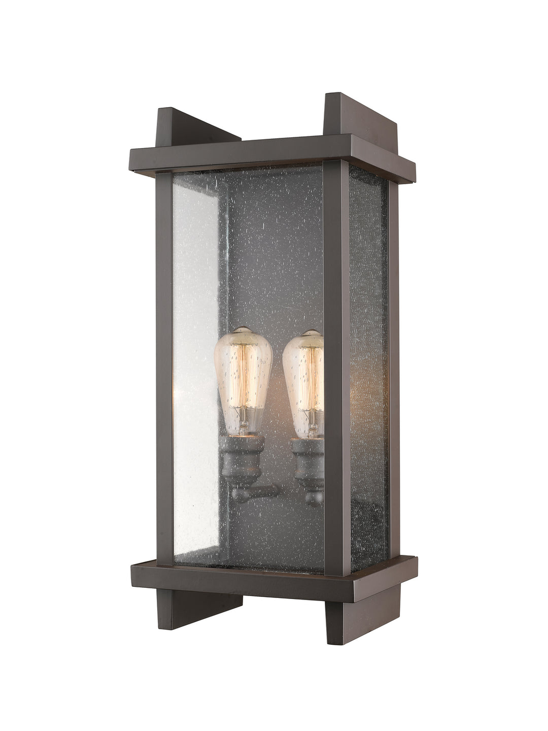 Fallow Two Light Outdoor Wall Sconce in Deep Bronze - available from The Lighting Shoppe, trusted by Canadian homeowners