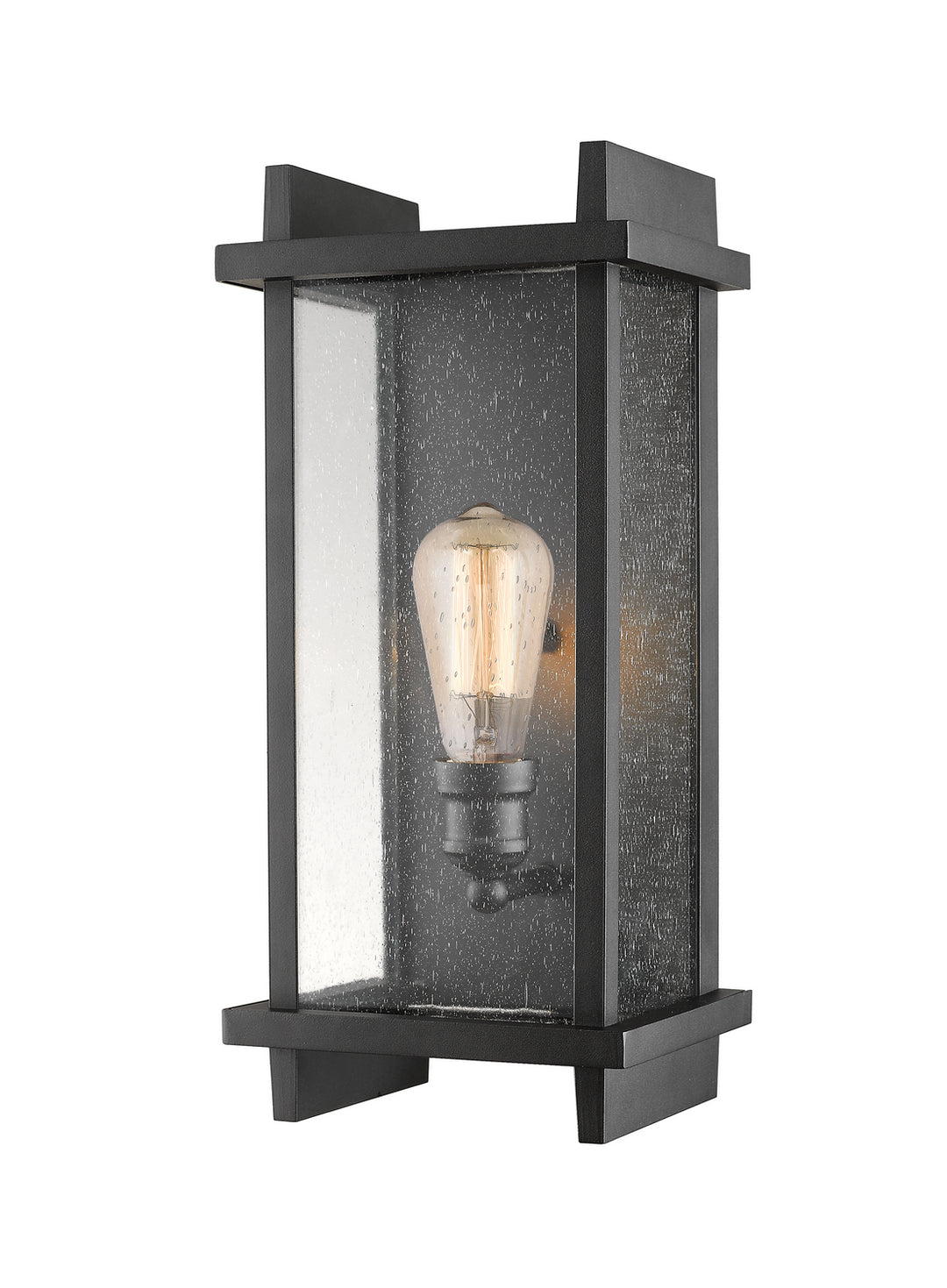 Fallow One Light Outdoor Wall Light in Black - available from The Lighting Shoppe, trusted by Canadian homeowners