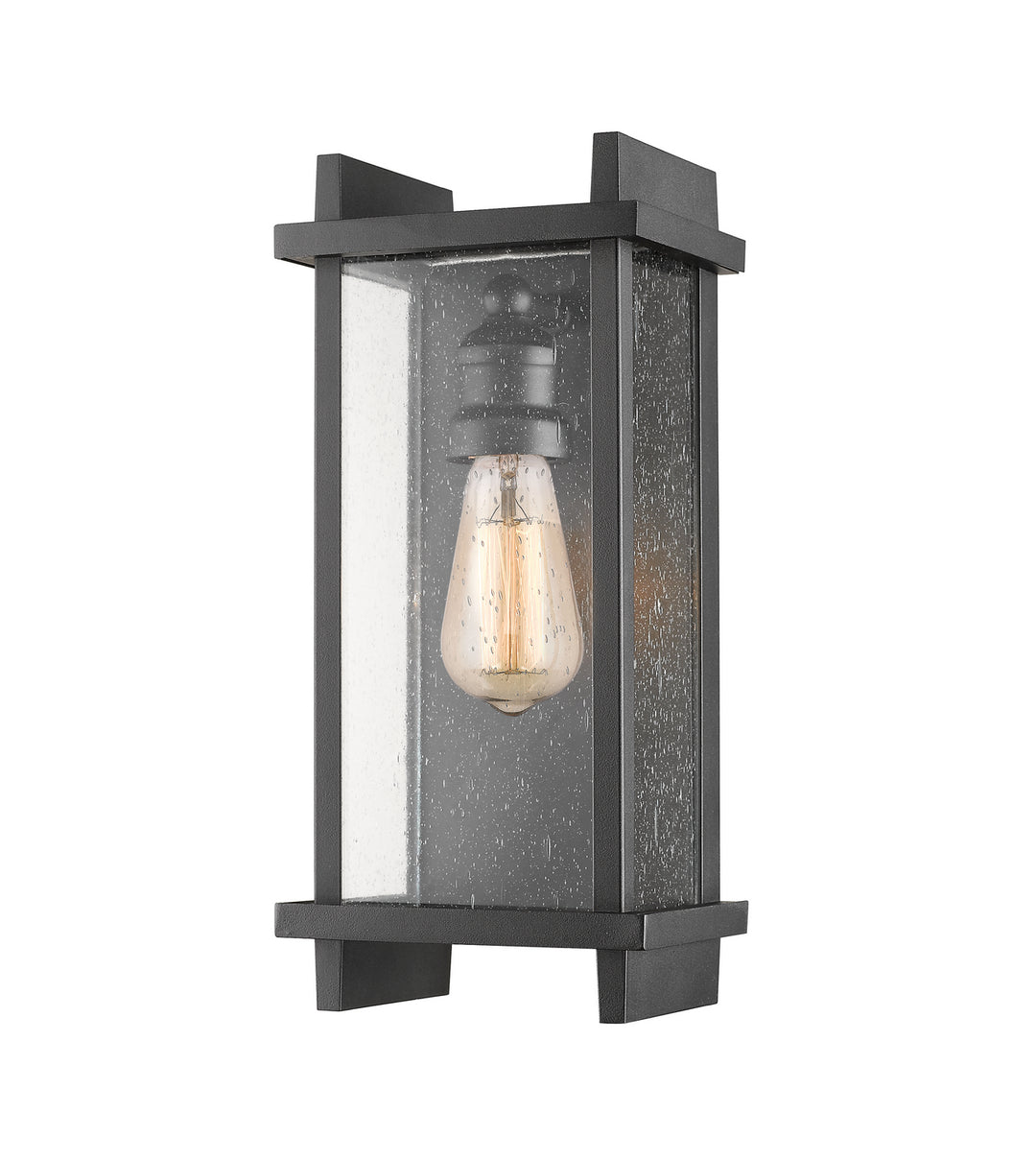 Fallow One Light Outdoor Wall Light in Black - available from The Lighting Shoppe, trusted by Canadian homeowners