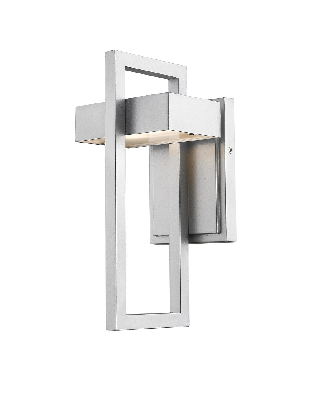 Luttrel LED Outdoor Wall Mount in Silver - available from The Lighting Shoppe, trusted by Canadian homeowners