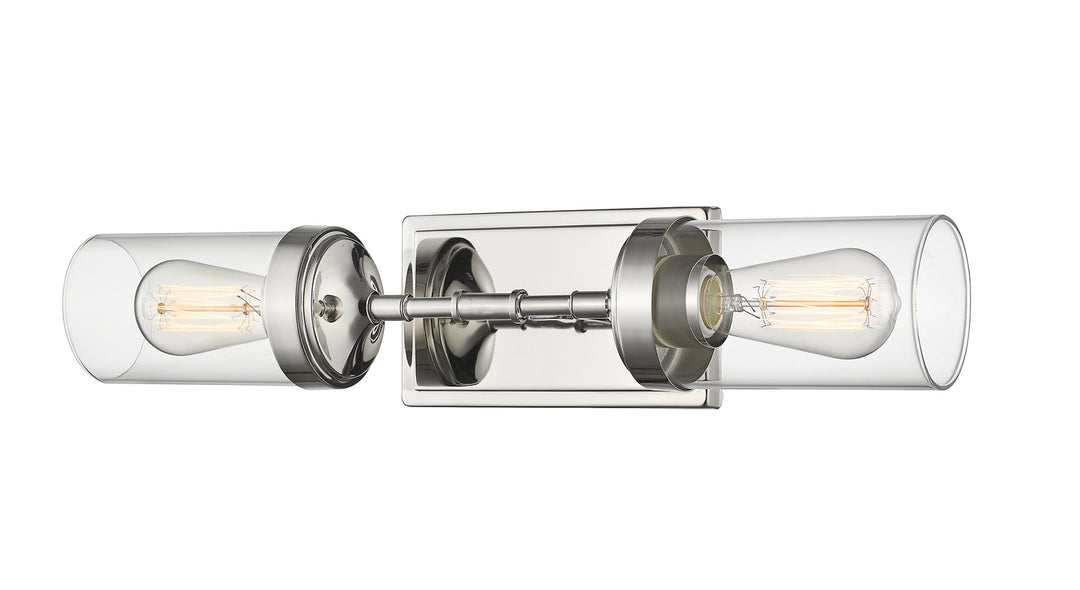 Calliope Two Light Wall Sconce in Polished Nickel - available from The Lighting Shoppe, trusted by Canadian homeowners