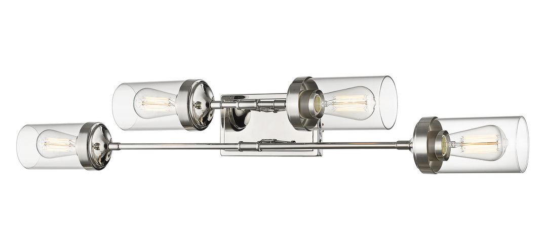 Z-Lite Canada - 617-4V-PN - Four Light Vanity - Calliope - Polished Nickel