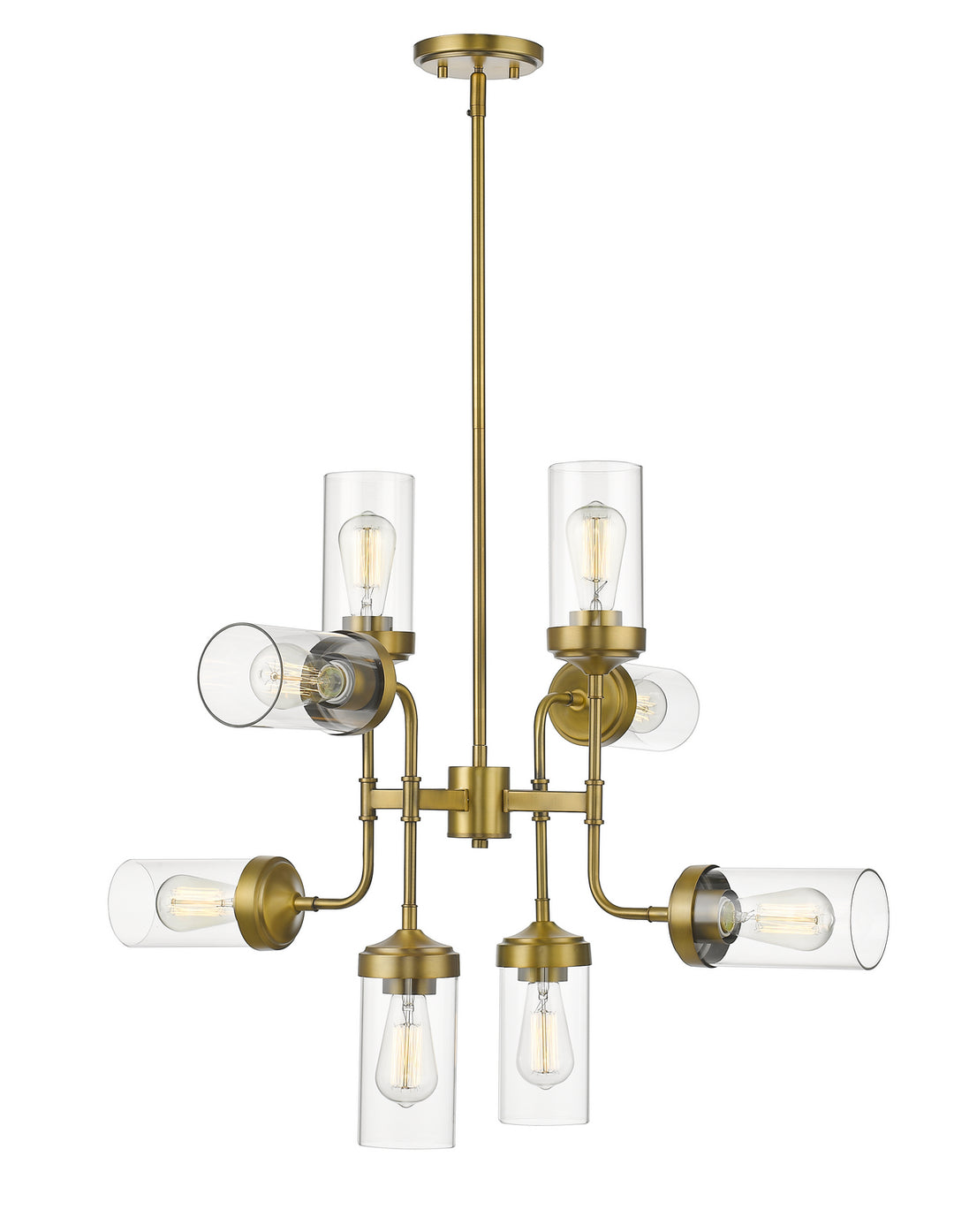 Z-Lite Canada - 617-8FB - Eight Light Chandelier - Calliope - Foundry Brass