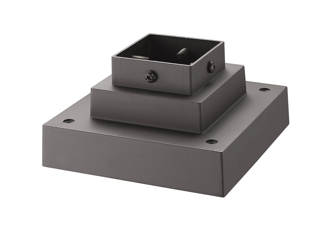 Pier Mounts Light Outdoor Posts - Hardware in Deep Bronze - available from The Lighting Shoppe, trusted by Canadian homeowners