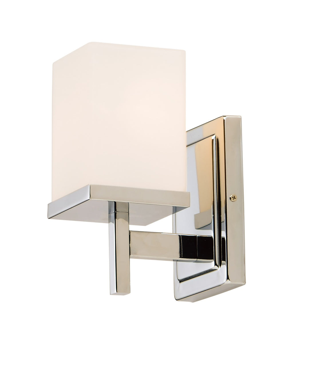 Tetra One Light Bath Vanity in Polished Chrome