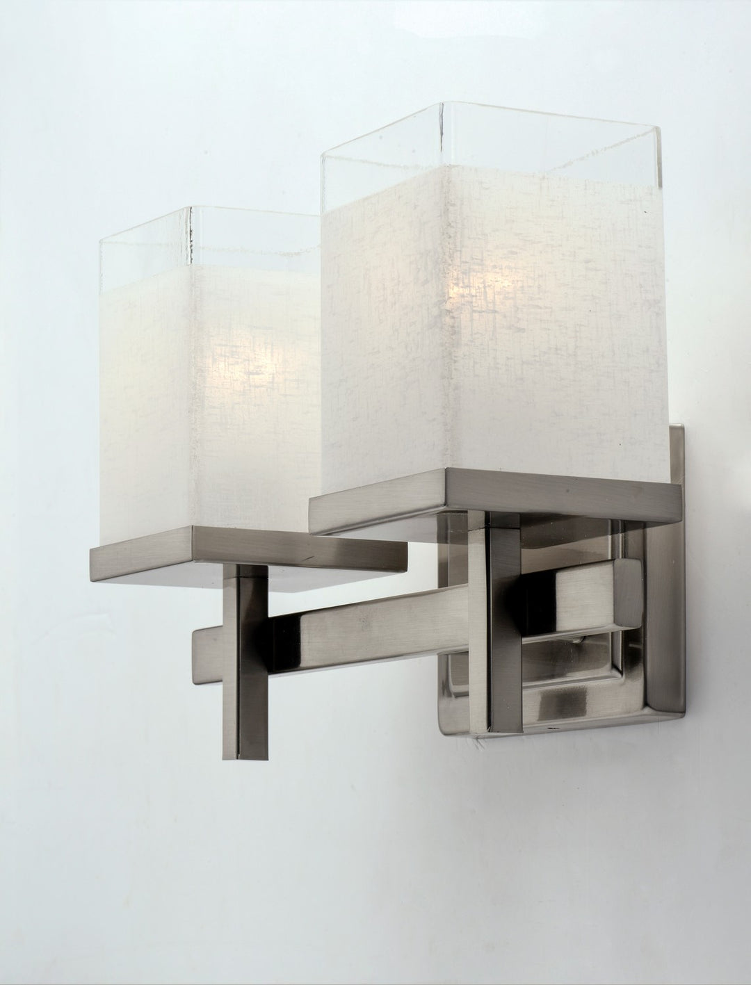 Maxim - 2152LNSN - Two Light Bath Vanity - Tetra - Satin Nickel