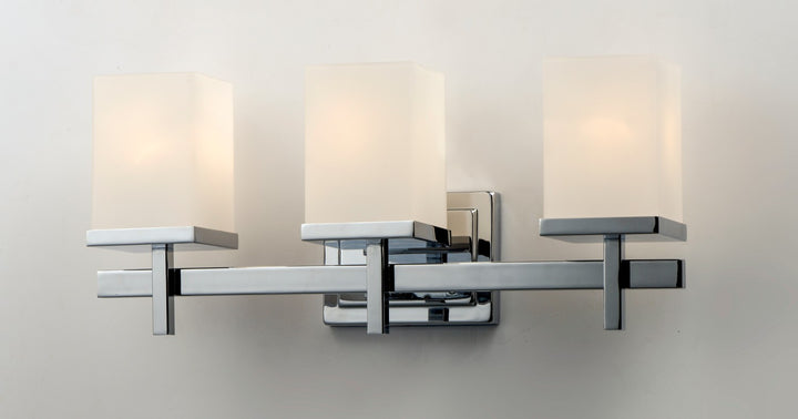 Maxim - 2153SWPC - Three Light Bath Vanity - Tetra - Polished Chrome