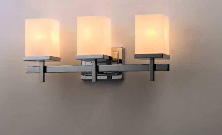 Maxim - 2153SWPC - Three Light Bath Vanity - Tetra - Polished Chrome