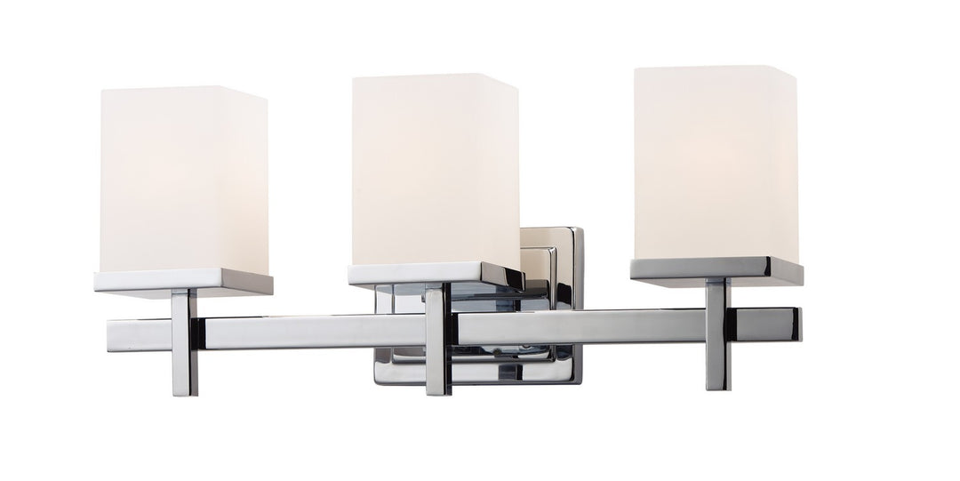 Maxim - 2153SWPC - Three Light Bath Vanity - Tetra - Polished Chrome