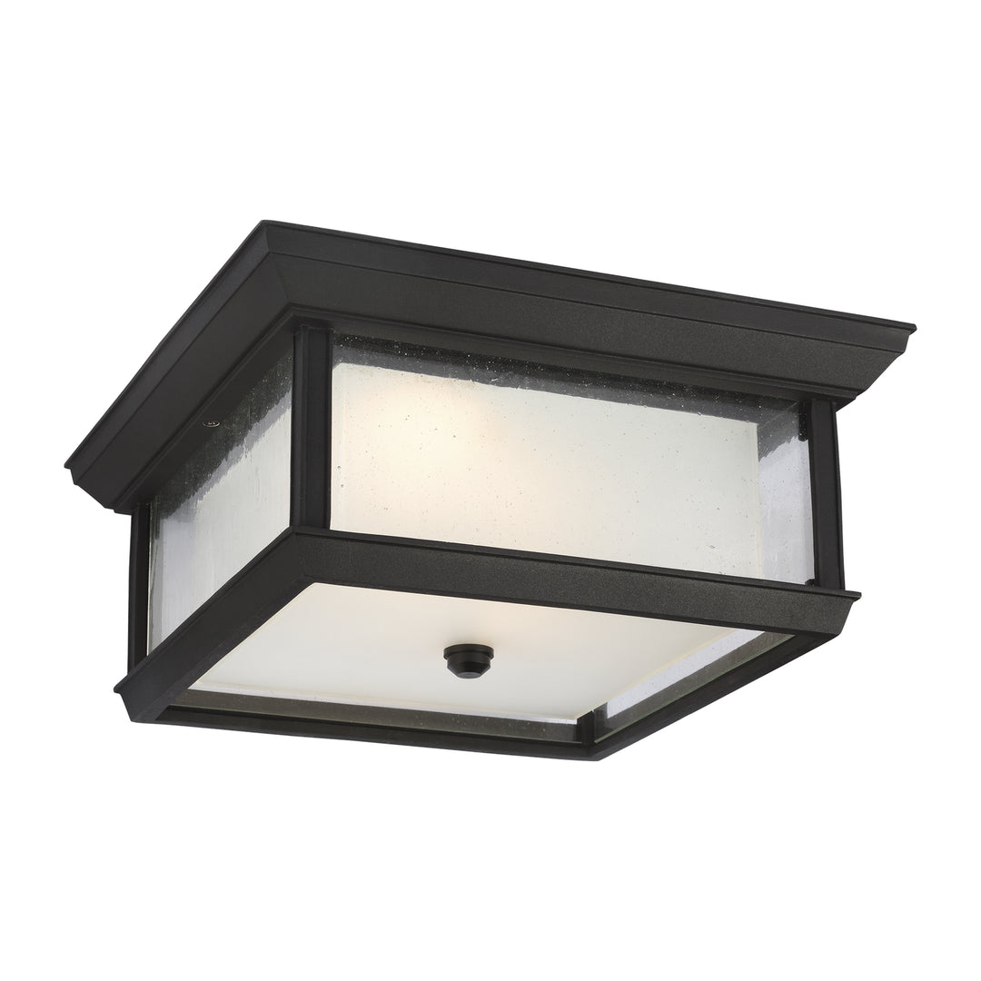 McHenry LED Outdoor Flush Mount in Textured Black - available from The Lighting Shoppe, trusted by Canadian homeowners