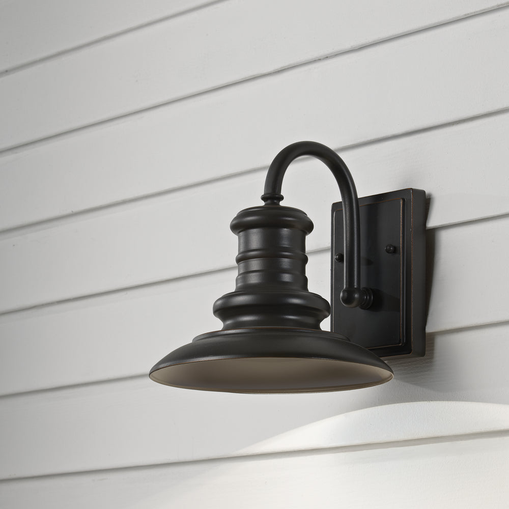 Generation Lighting Canada - OL8600RSZ-L1 - LED Outdoor Wall Sconce - Redding Station - Restoration Bronze
