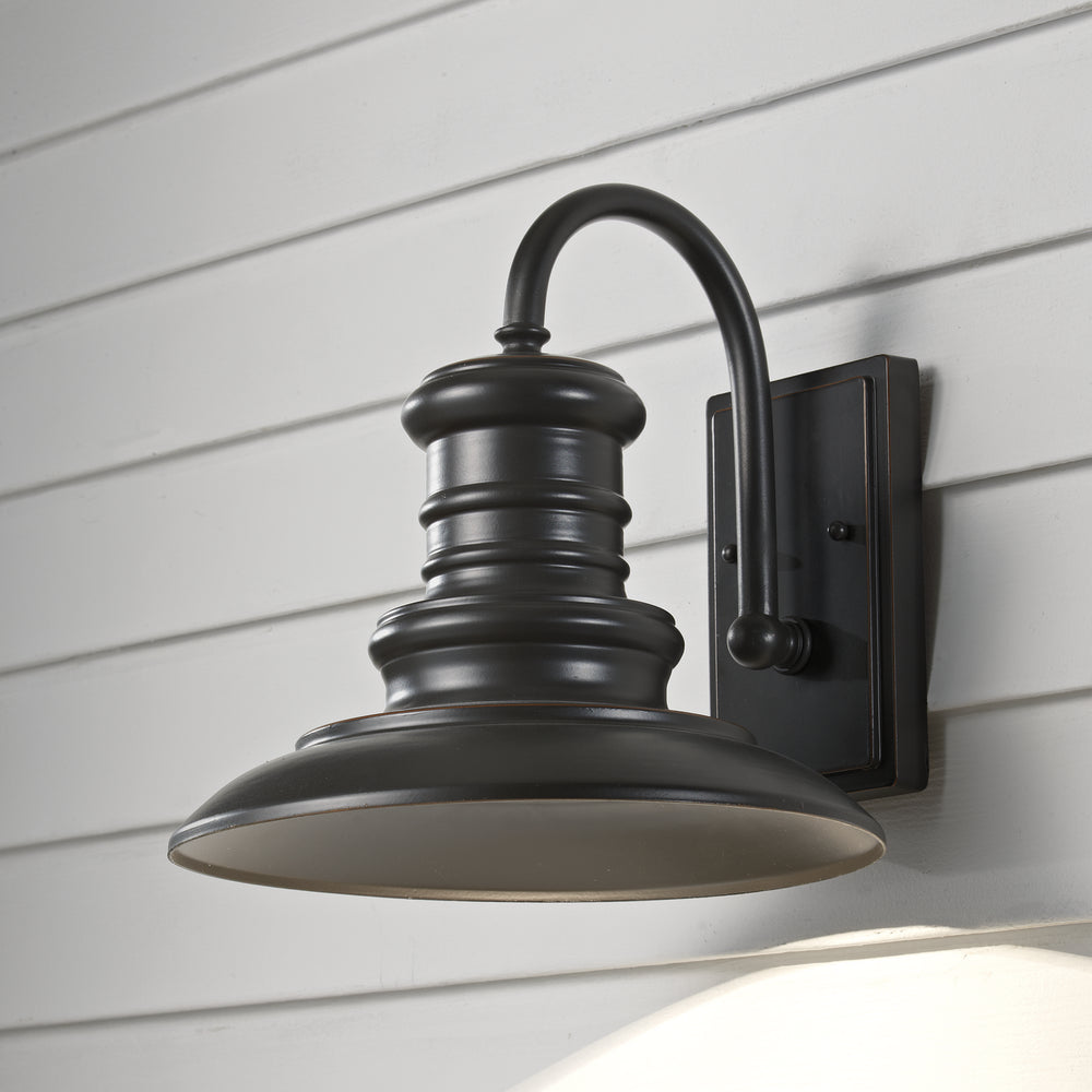 Generation Lighting Canada - OL8601RSZ-L1 - LED Outdoor Wall Sconce - Redding Station - Restoration Bronze