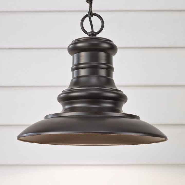 Generation Lighting Canada - OL8904RSZ-L1 - LED Outdoor Wall Sconce - Redding Station - Restoration Bronze