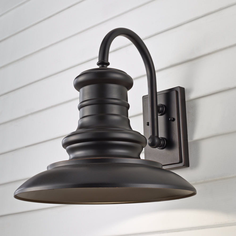 Generation Lighting Canada - OL9004RSZ-L1 - LED Outdoor Wall Sconce - Redding Station - Restoration Bronze