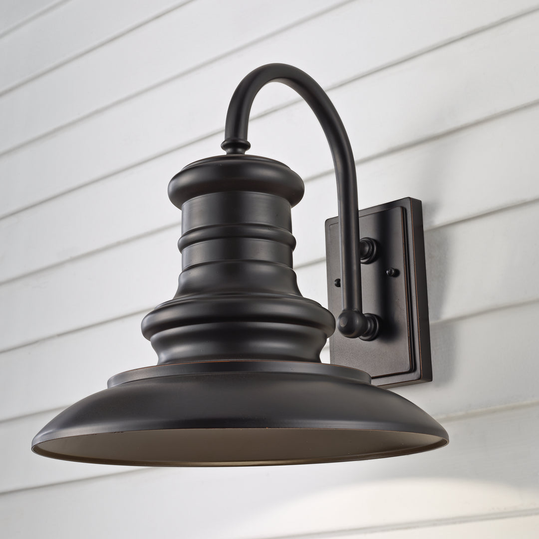 Generation Lighting Canada - OL9004RSZ-L1 - LED Outdoor Wall Sconce - Redding Station - Restoration Bronze