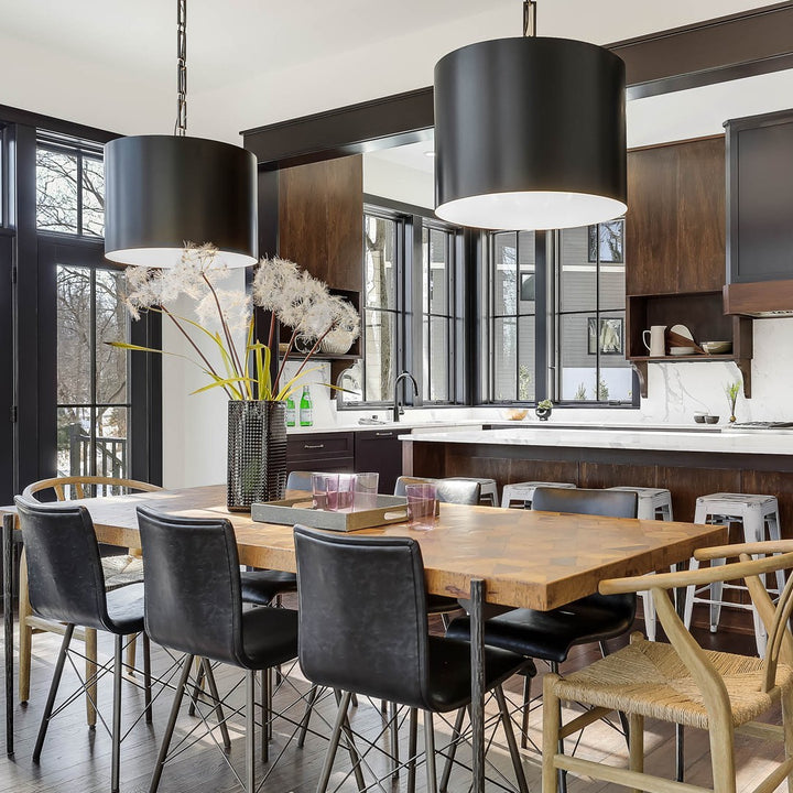 Crystorama - 8686-MK-WH - Six Light Chandelier - Alston - Matte Black + White